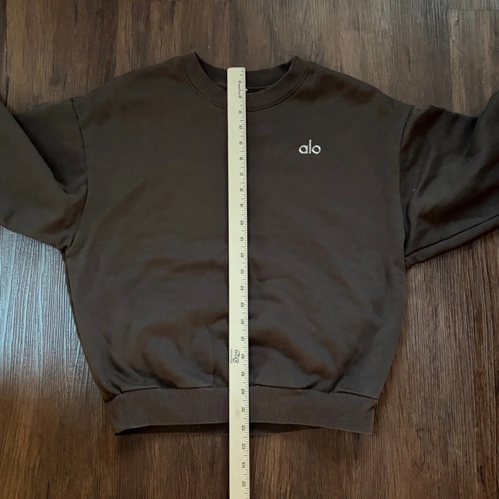 Alo yoga brown sweatshirt cotton blend women sz S small
EUC - Picture 6 of 7